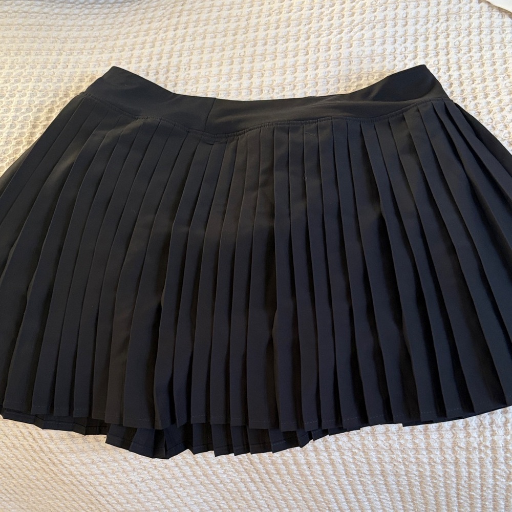 all in motion Black Pleated Girls' Skirt